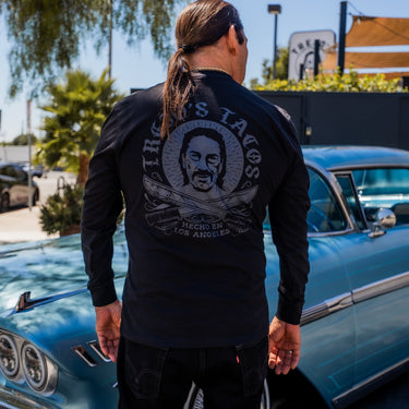 Black Machete Longsleeve Shirt with Machete Logo - The Pepper Pantry (Formerly Marie Sharp's)